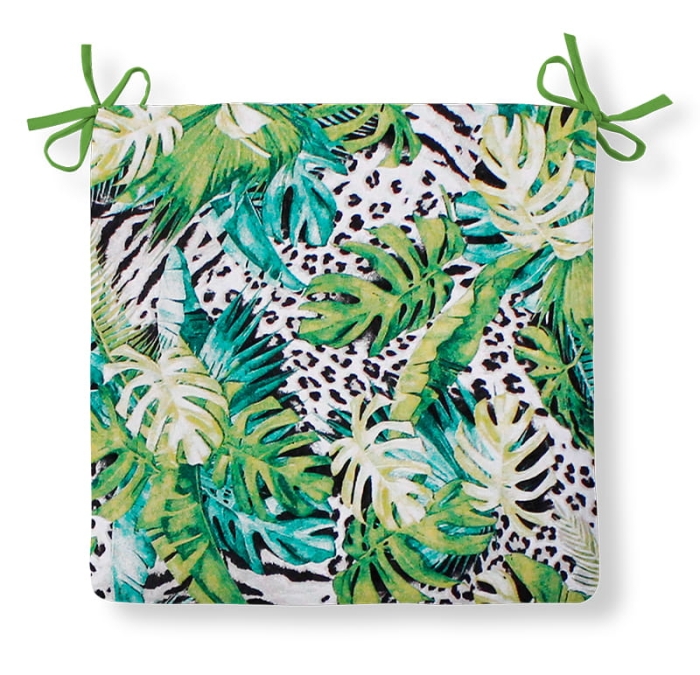 Poduszka na krzesło MIA Pantera 40x40x2cm zieleń