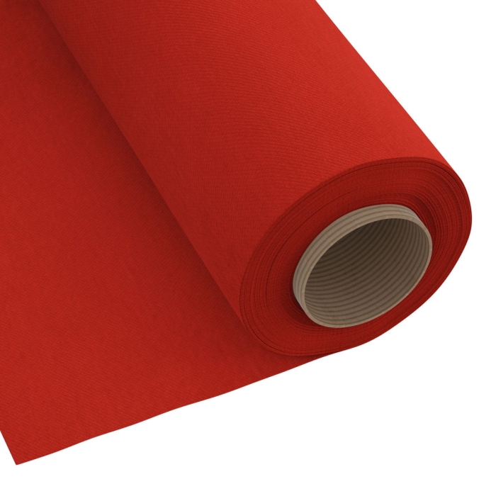 Tkanina Dekoracyjna Monocolor Bawełna 280 cm Czerw