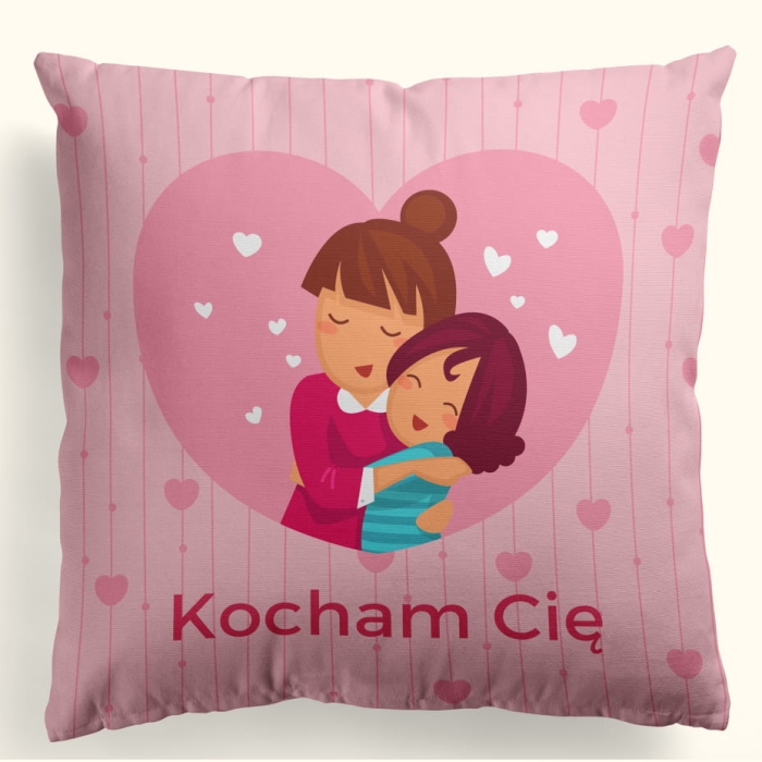 Poszewka Dla Mamy Kocham Cię 45x45 cm