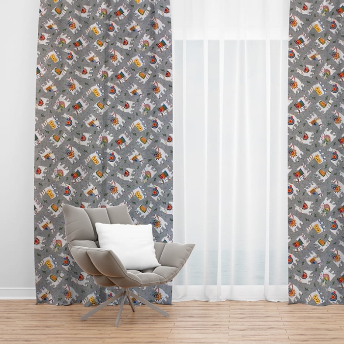 Zasłona na taśmie Alpaki 135x250cm