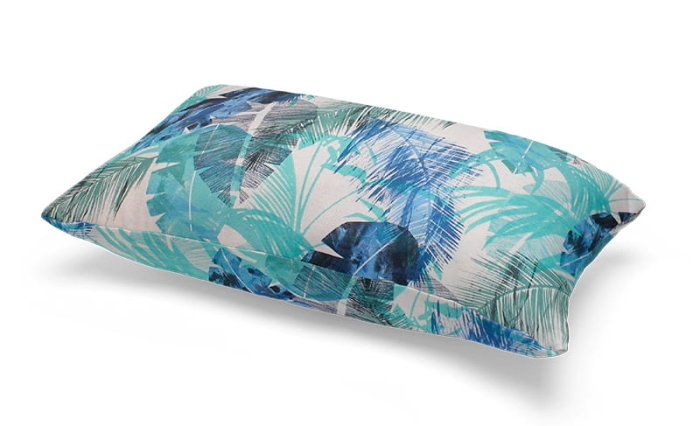 Poduszka CLEO Liście bananowca nieb. 30x50cm.
