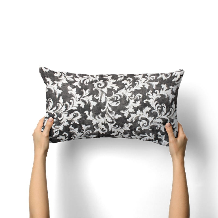 Poduszka JESS z wkładem Ferro Begro 30x50cm Grafit