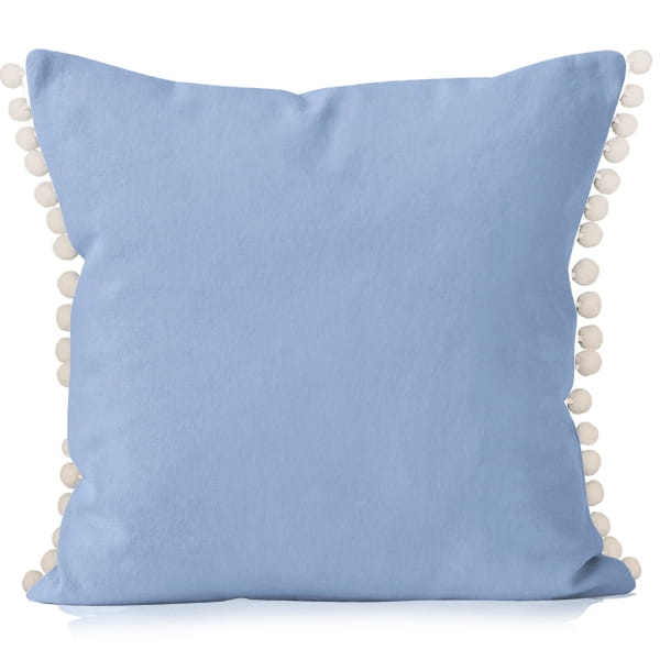 Poszewka ALEX z pomponami Loneta 402 45x45