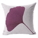 Poduszka Deco GINKGO PREMIUM 45x45 cm Fiolet