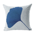 Poduszka Deco GINKGO PREMIUM 45x45 cm Niebieski