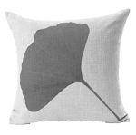 Poduszka Deco GINKGO PREMIUM 45x45 cm Szary