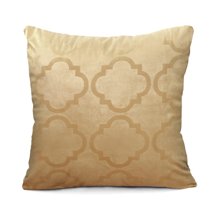 Poszewka NAIROBI Velvet mozaika 40x40 Beż