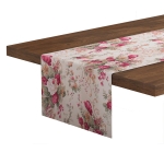 Bieżnik Dekoracyjny Blumen Bordo 40x180cm