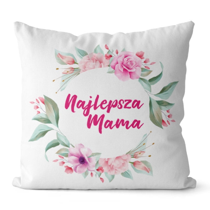 Poduszka MAMMA MIA Bawełna #5 "najlepsza mama"