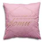 Poduszka POZYTYWNA HELSINKI VELVET 40x40 Róż