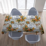 Obrus Dekoracyjny Blumen Żółty 135x180