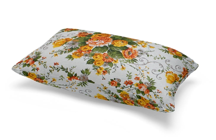 Poduszka Cleo Blumen żółty- 30x60