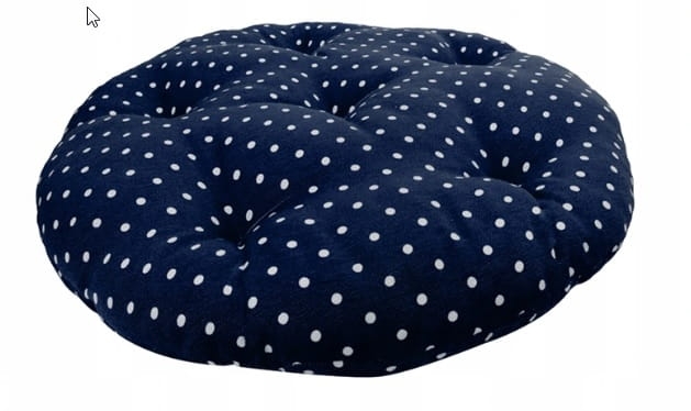 Poduszka na bocianie gniazdo śr. 65cm HAPPY granat