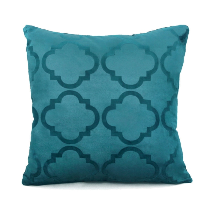 Poszewka NAIROBI Velvet mozaika 40x40 cm Zieleń