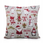 Poszewka Świąteczna 45x45 PREMIUM MIKOŁAJ