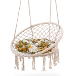 Poduszka na bocianie gniazdo śr 65 cm Blumen Żółty