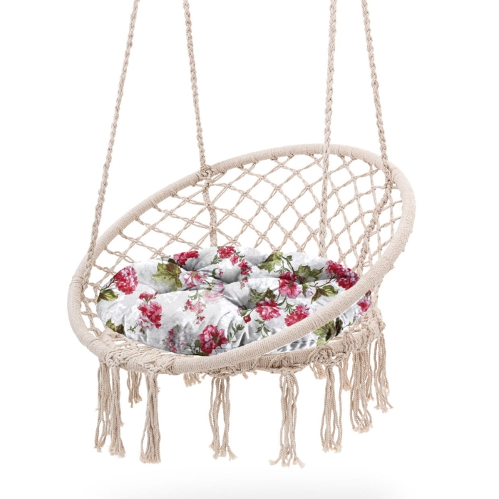 Poduszka na bocianie gniazdo 65 cm Elena Różowa