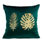 Poszewka Velvet Golden NEW STYLE GREEN 40X40cm