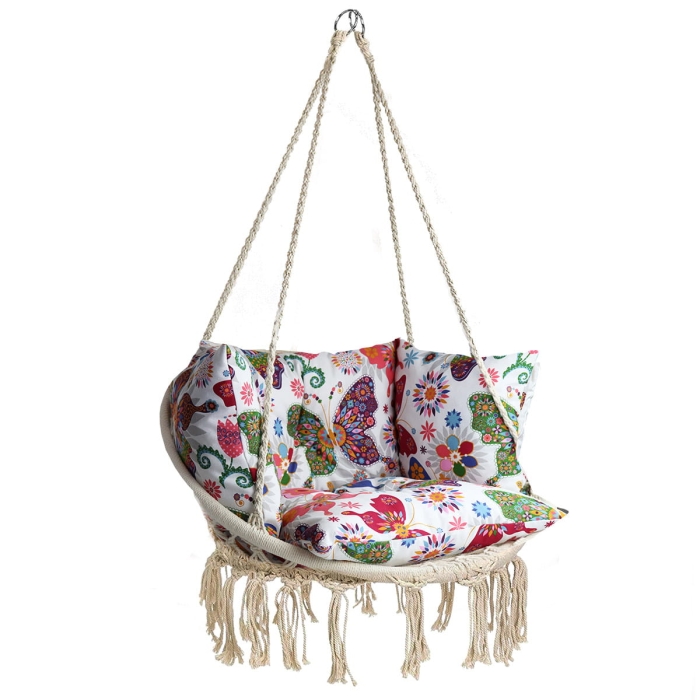 Poduszka LUNA 4-częściowa MOTYLE KOLOROWE