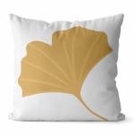 Poszewka Deco GINKGO PREMIUM 45x45 cm Żółty