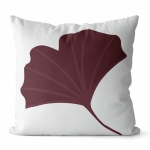 Poszewka Deco GINKGO PREMIUM 45x45 cm Fiolet