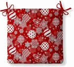 Poduszka MIA na krzesło NOEL BALL 40x40 Czerwony