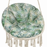 Huśtawka LUNA Natur + poduszka Columbia Yunga Azul