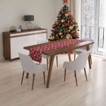 Bieżnik świąteczny noel ball 180x40 cm