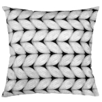 Poszewka MONTANA sweter 40x40 cm Szary Grafit