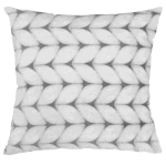 Poszewka MONTANA sweter 40x40 cm Jasny szary