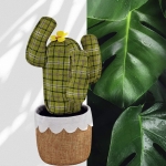 Stoper do drzwi tekstylny CACTUS Kaktus Zielony