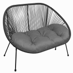 Poduszka na ławkę ACAPULCO Siedzisko OXFORD Grafit