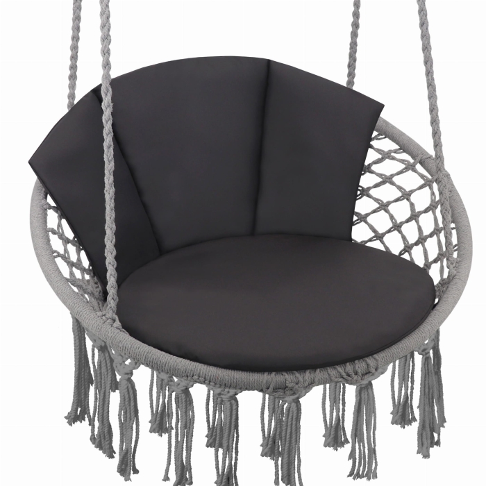 Poduszka LUNA BIZU Oxford 60x100 cm Ciemny Szary