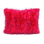 Poszewka Fluffy Futro PREMIUM 40x50 cm Róż Fuksja