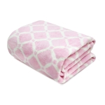 KOC SONNET geometryczny 150X200 cm RÓŻ