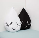 Poduszka Kropelka Drop Biały 40x35 cm