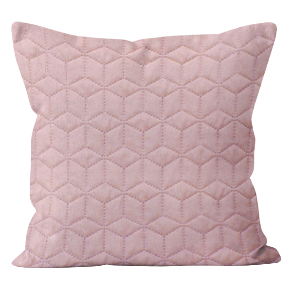 Poszewka pikowana Atlanta 45x45 cm róż