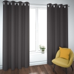 ZASŁONA NA KÓŁKACH ANDRES 145x250 cm Grafit