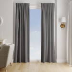 Zasłona BELLA Zaciemniająca CIEMNY SZARY 135x260