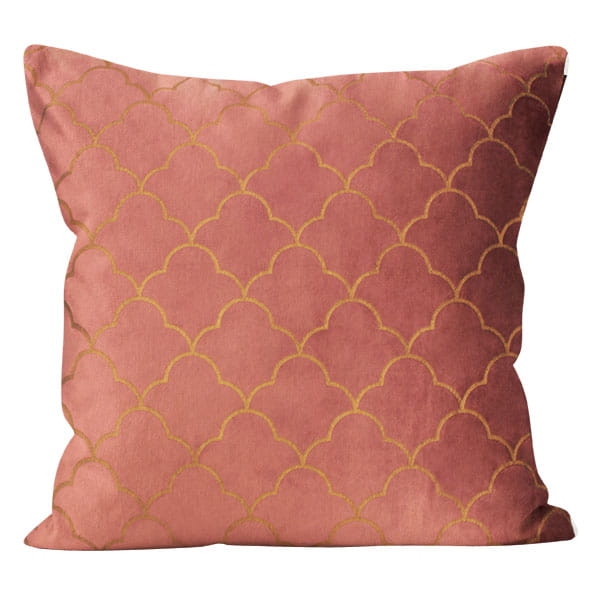 Poszewka MAROKO VELVET 45x45 Bordo Czerwony