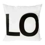 Poszewka Amour LOVE 40x40 "LO" kolor biały
