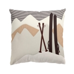 Poszewka VELVET INVERNO WINTER Zima Narty 45x45