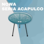 Stolik ogrodowy PATIO TABLE ACAPULCO Turkus
