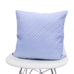 Poszewka pikowana Laurine 45x45 Niebieski