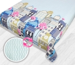 Narzuta AMSTERDAM little me 200x220 cm niebieski