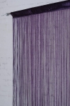 Firanka Spaghetti satyna tunel 90X280 Fiolet