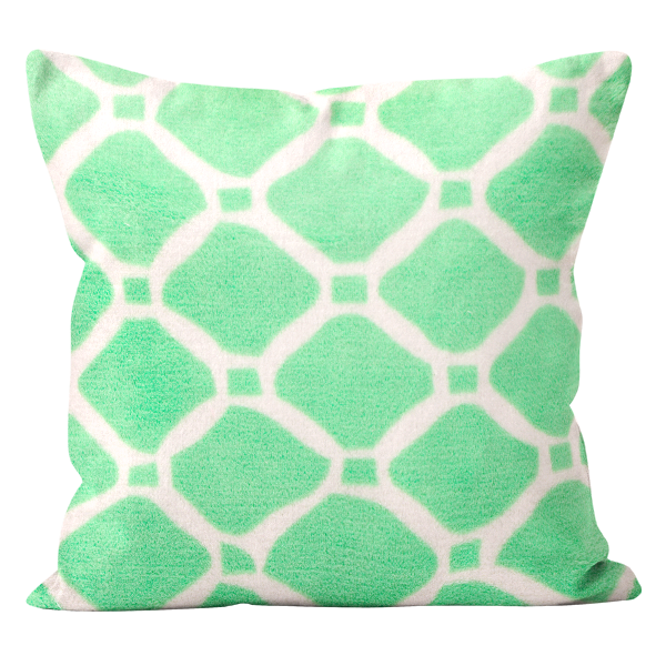Poszewka SONNET geometryczny 40x40 cm Zieleń