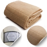 Koc Luxury Wool mikroflanela 130x160 cm Beż