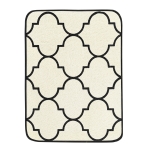 Dywan NOVIA Foam Mozaika 120x160 cm Krem / Czarny