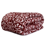 Koc Cesare mikroflanela 150x200 cm Bordo Chili